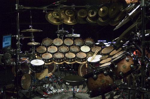 Terry Bozzios Drumkit - pretty amazing