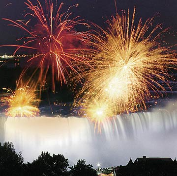 fireworks - brilliant array of light