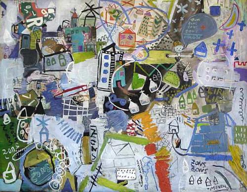 modern art from Spain - This is a modern art image from Spain's artist. If you understand anything, then please let me know. It looks like a complete mess to me. :)