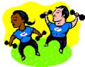 exercising - exercising is fun...