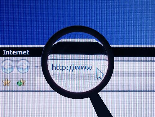internet browser - A picture of everyday browsing of the world wide web.