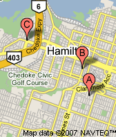 Map Of Hamilton Ontario - This is where I am Located