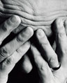 Depression - Picture of an elderly gent succumbing to depression