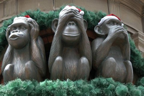 Three monkeys - My best picture for me of how to step away to all bad temptations in order to avoid on more fatal accidents or ailments is prevention. 