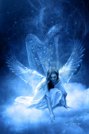 Angels - Mystical Angel. I LOVE this kind of picture.