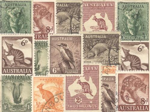 stamps - australian animal stamps