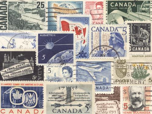 stamps - post war canadian stamps