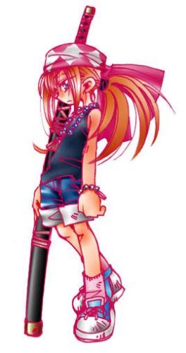 Shaman King 003 - This one another, shows Anna and Harusame, two of the most precious thing in the worlds for Yoh.