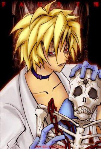 Faust - This is picture of one team mates in Fubari Onsen, Yoh team name. Though there once hate each other, know he was one of the most loyal friend of Yoh.