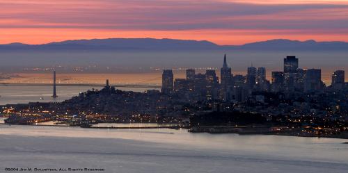 san francisco - san francisco sunrise