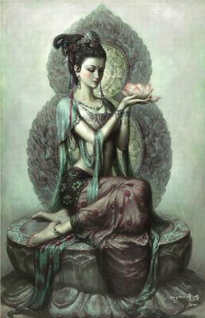 lucky hand - Dunhuang frescoes