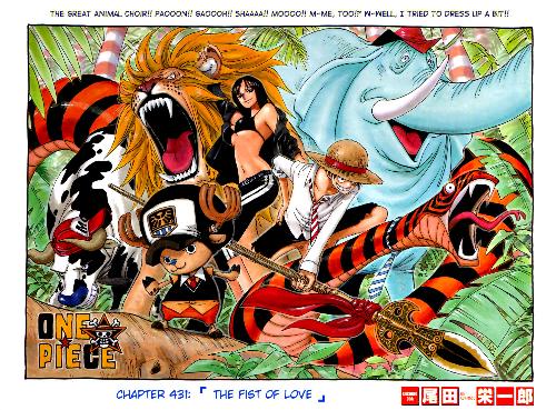 One Piece Color Spread : Jungle - One Piece ColorSpreads : Jungle Chapter 431