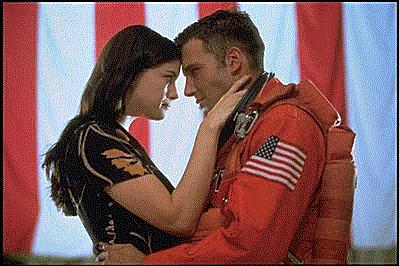 Grace and AJ - Grace and AJ saying goodbye to each other just before the men's mission to the asteroid...