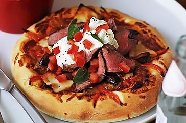 Lamb And Haloumi Pizza - Well we all want something different on our pizza's so this may suit your tastes buds. Lamb And Haloumi Pizza - Well we all want something different on our pizza's so this may suit your tastes buds.