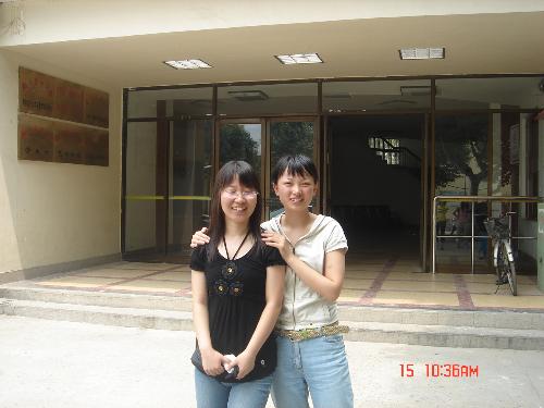 me and my teacher - she is a teacher to whom i owe admiration and thanks. without her,i hadn't guaduated from college.