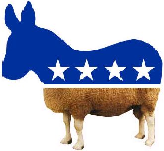 DNC Sheep - The Democrat Party: Sheep in Donkey's Clothing