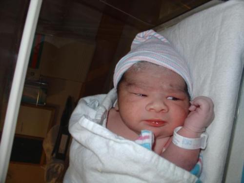 my neph - this pic was taken just when my neph was born!