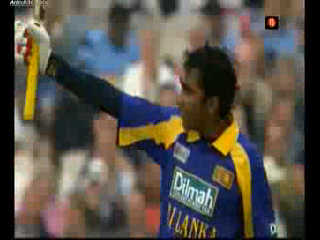 Mahela Jayawardana  - Mahela Jaywardana is the skipper in the Sri Lankan cricket team.This is a picture of him after scoring a century against England.