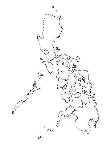 Philippines - A map of Philippines