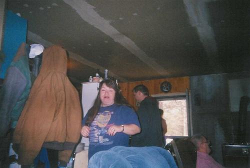 x-mas 04 - 2004 my wife at christmas in tennessee