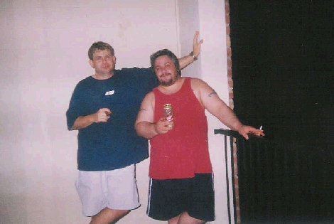 friend - me and my lil bro Wes in 2005
