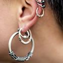 earrings - silver earrings