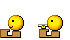 Bully Smiley - One of my favorite avatars is the bully smiley. I was never a bully but was picked on as a child (sniff).   But now that I am older, I sure wish I could find the bully's in my life because I would kick their butts!