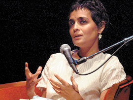 Arundhati Roy - The great writer of the the greater book...GOD OF SMALL THINGS...