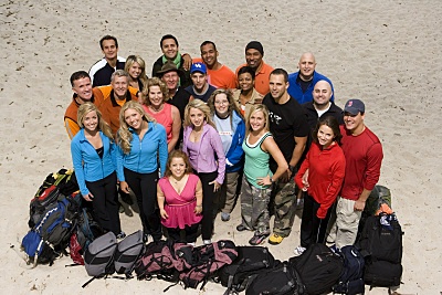 amazing race - the whole gang of amazing race all-stars... They are such competitive contestants...