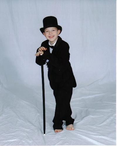My fiancee's son Zackary - This is a picture that we had taken of Zackary in a tux he was so cute.