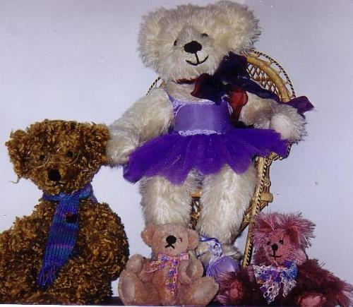 Some of My Teddy's - some of my hand bear teddy bears..