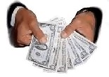 Money - Picture of Money in Hands.