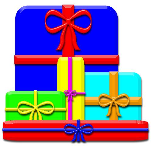 birthday gifts (I used pgotoshop to make these) - Photoshop made birthday gifts