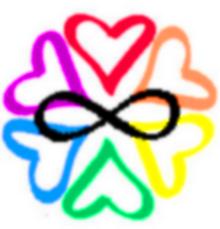Polyamory logo - One of the few symbols that have been created to show the polyamory lifestyle.