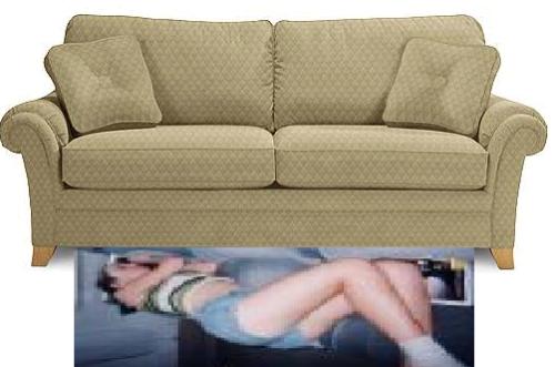 Sofa and floor  - Sleep on sofa or floor