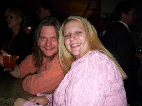 my hubby and I - me and my hubby at his friends wedding