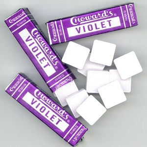 C Howards Violet Mints - Violet flavored mints by C Howards.