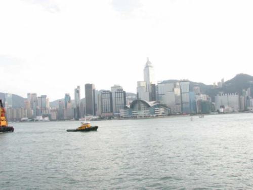 view of HK harbour - really nice place!