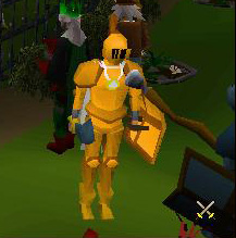 Gold Armor - Gold Armor in Runescape *awesome*