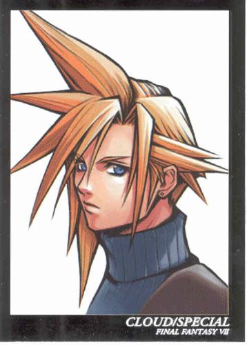 FF7 Cloud - A drawing of Cloud from Final fantasy 7.