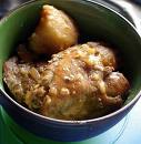 Adobo - Is a Spanish term for seasoning or marinade, it is a native filipino dish composed of vinegar, garlic and onion, laurel/bay leaf, soy sauce and pepper. Pork, beef, chicken can be made up from this very delicious dish.