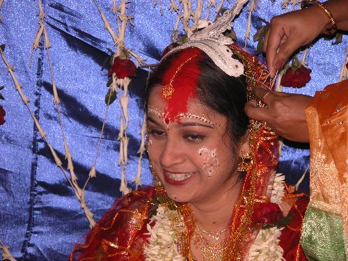 Indian bride - This is my photo taken just after i got married.