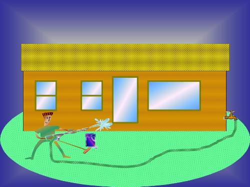 House Washing - Graphic representation of House Washing