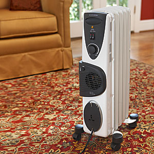 Heat any room with this baby! - Its a Brookstone Oil Filled Radiator, quick, economical heat source for any room.