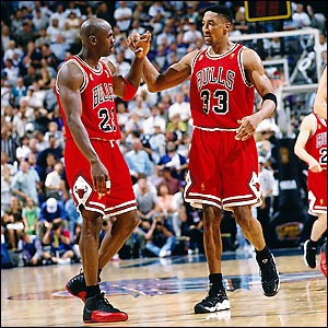Jordan and Pippen - the best one-two punch in the NBA all time