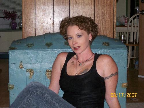 Rachel  - A picture of me, with my short hair.