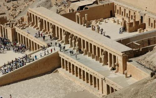 Egypt - Luxor , Hatshepsut Temple - Hatshepsut Temple located at Luxor in Egypt