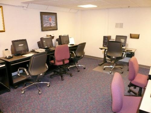 Classroom - This is part of the classroom that I teach in. We do not have any pets in our training facility.