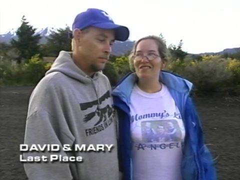 David and Mary - one of the first teams to be eliminated in the amazing race all stars