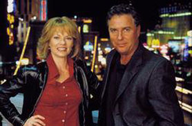 CSI las vegas - Bill Grissom and another woman I don't know. Perhaps she was a previous CSI members...